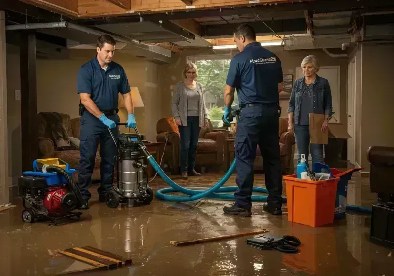 Basement Water Extraction and Removal Techniques process in Roaming Shores, OH