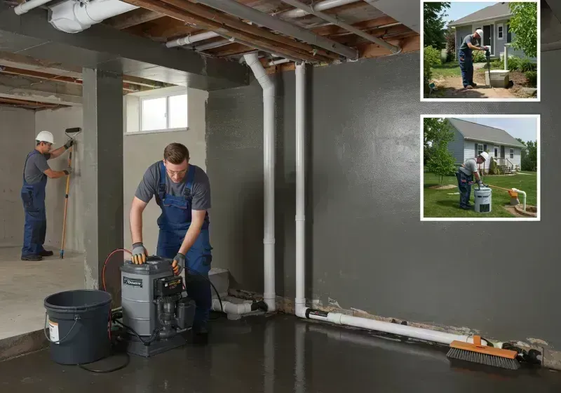 Basement Waterproofing and Flood Prevention process in Roaming Shores, OH